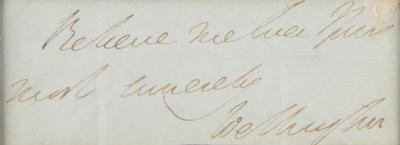 Lot #360 Duke of Wellington Signature - Image 2