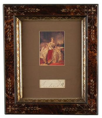 Lot #284 Queen Victoria Signature - Image 1