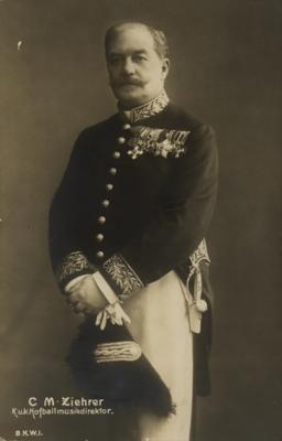 Lot #515 Carl Michael Ziehrer Autograph Musical Quotation Signed - Image 2