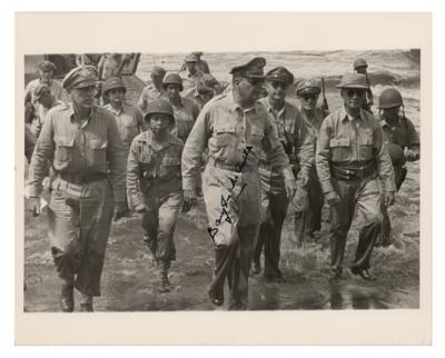 Lot #332 Douglas MacArthur Signed Photograph - Image 1