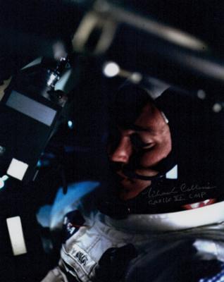 Lot #375 Michael Collins Signed Photograph - Image 1