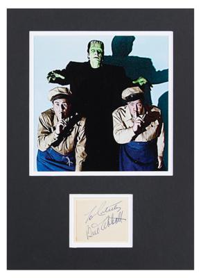 Lot #573 Abbott and Costello Signatures - Image 1