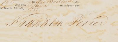 Lot #11 Franklin Pierce Document Signed as President - Image 2