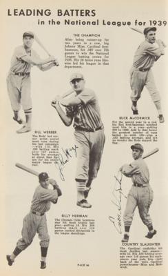 Lot #620 Baseball Multi-Signed Book - Image 2