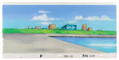 Lot #859 X-Men (10) Panorama Production Watercolors with Overlay Backgrounds from X-Men: The Animated Series Production Backgrounds - Image 1