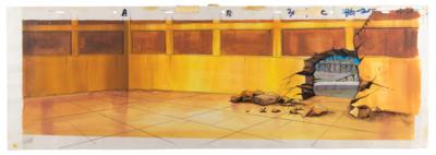 Lot #859 X-Men (10) Panorama Production Watercolors with Overlay Backgrounds from X-Men: The Animated Series Production Backgrounds - Image 6