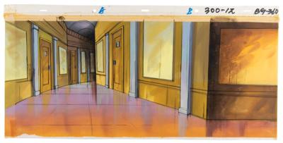 Lot #859 X-Men (10) Panorama Production Watercolors with Overlay Backgrounds from X-Men: The Animated Series Production Backgrounds - Image 9