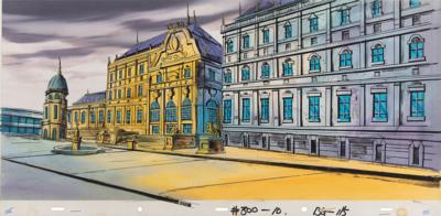 Lot #860 X-Men (10) Panorama Production Watercolors with Overlay Backgrounds from X-Men: The Animated Series Production Backgrounds - Image 1