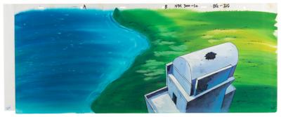Lot #860 X-Men (10) Panorama Production Watercolors with Overlay Backgrounds from X-Men: The Animated Series Production Backgrounds - Image 10