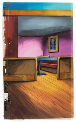 Lot #860 X-Men (10) Panorama Production Watercolors with Overlay Backgrounds from X-Men: The Animated Series Production Backgrounds - Image 3