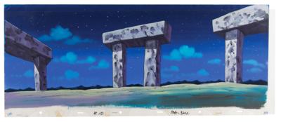 Lot #860 X-Men (10) Panorama Production Watercolors with Overlay Backgrounds from X-Men: The Animated Series Production Backgrounds - Image 5