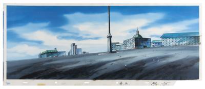 Lot #860 X-Men (10) Panorama Production Watercolors with Overlay Backgrounds from X-Men: The Animated Series Production Backgrounds - Image 9
