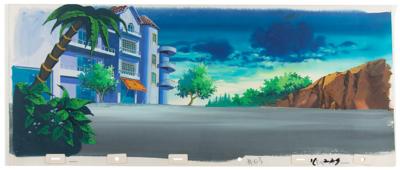 Lot #862 X-Men (10) Panorama Production Watercolors with Overlay Backgrounds from X-Men: The Animated Series Production Backgrounds - Image 1