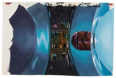 Lot #862 X-Men (10) Panorama Production Watercolors with Overlay Backgrounds from X-Men: The Animated Series Production Backgrounds - Image 10