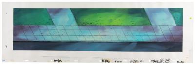 Lot #862 X-Men (10) Panorama Production Watercolors with Overlay Backgrounds from X-Men: The Animated Series Production Backgrounds - Image 2