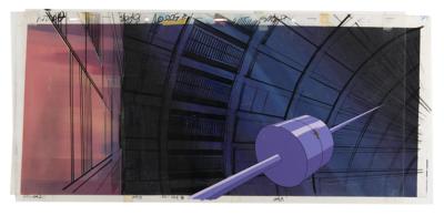 Lot #862 X-Men (10) Panorama Production Watercolors with Overlay Backgrounds from X-Men: The Animated Series Production Backgrounds - Image 4