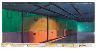 Lot #862 X-Men (10) Panorama Production Watercolors with Overlay Backgrounds from X-Men: The Animated Series Production Backgrounds - Image 5