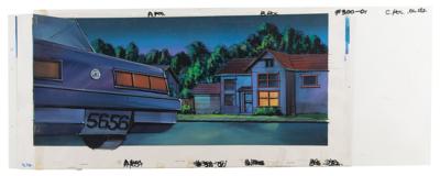 Lot #862 X-Men (10) Panorama Production Watercolors with Overlay Backgrounds from X-Men: The Animated Series Production Backgrounds - Image 7