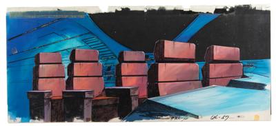 Lot #861 X-Men (10) Panorama Production Watercolors with Overlay Backgrounds from X-Men: The Animated Series Production Backgrounds - Image 10