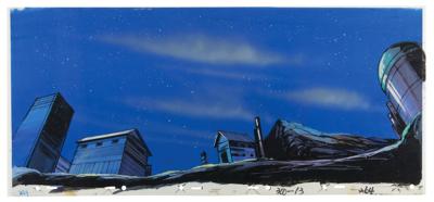 Lot #861 X-Men (10) Panorama Production Watercolors with Overlay Backgrounds from X-Men: The Animated Series Production Backgrounds - Image 2