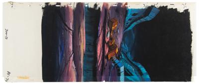 Lot #861 X-Men (10) Panorama Production Watercolors with Overlay Backgrounds from X-Men: The Animated Series Production Backgrounds - Image 4