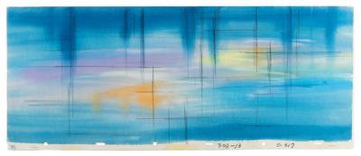 Lot #861 X-Men (10) Panorama Production Watercolors with Overlay Backgrounds from X-Men: The Animated Series Production Backgrounds - Image 6