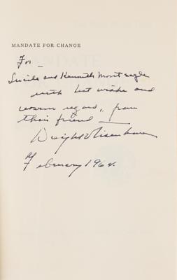 Lot #57 Dwight D. Eisenhower Signed Book - Image 2