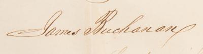 Lot #9 James K. Polk and James Buchanan Document Signed as President and Secretary of State - Image 3
