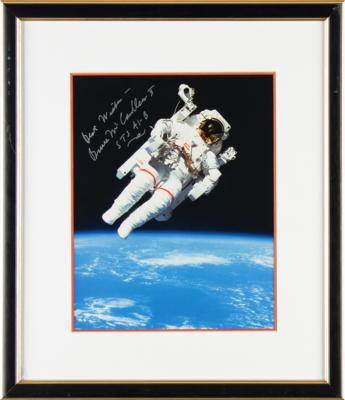 Lot #384 Bruce McCandless Signed Photograph - Image 3
