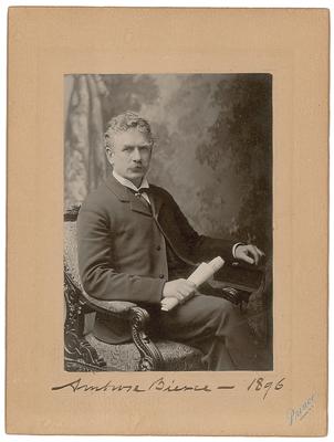 Lot #430 Ambrose Bierce: Rare portrait of 