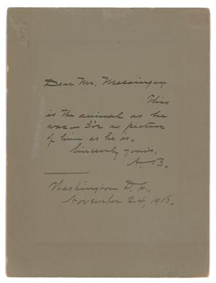 Lot #430 Ambrose Bierce: Rare portrait of 