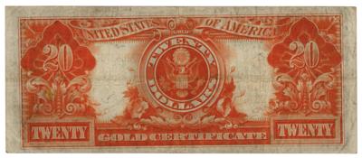 Lot #289 Series 1922 20-Dollar Gold Certificate (George Washington) Currency - Image 2