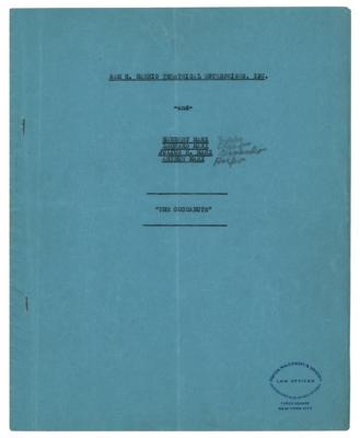 Lot #570 Marx Brothers Document Signed for 'The Cocoanuts' - Image 1