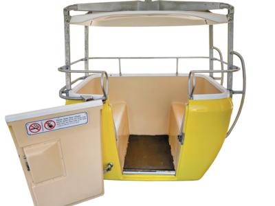 Lot #809 Disneyland Skyway Attraction Vehicle Yellow #3 - Image 3