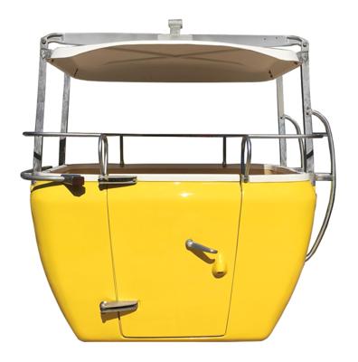 Lot #809 Disneyland Skyway Attraction Vehicle Yellow #3 - Image 4