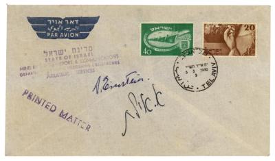 Lot #143 Albert Einstein Signed Envelope - Image 1