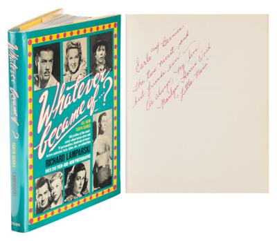 Lot #589 Frankenstein: Marilyn Harris Signed Book - Image 1