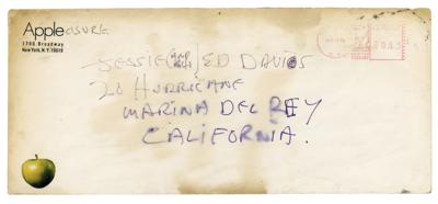 Lot #492 Beatles: Lennon, John: Rare 'Lost Weekend' letter from Lennon during production of Walls and Bridges?