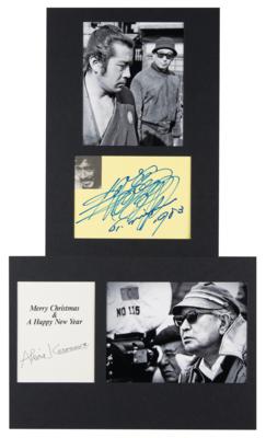 Lot #595 Akira Kurosawa and Toshiro Mifune