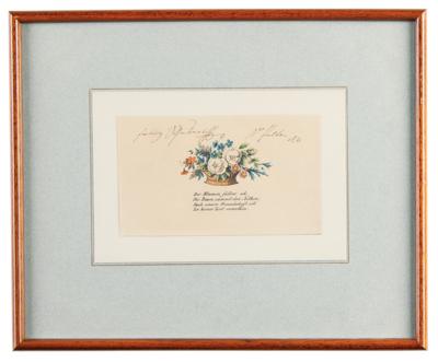 Lot #483 Franz Schubert Signature - Image 2