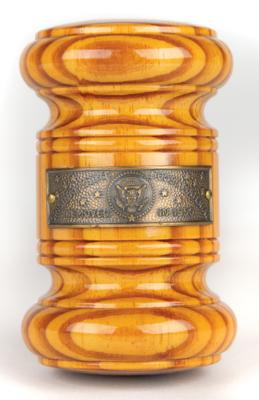 Lot #35 White House 1950 Renovation Wood Gavel - Image 2