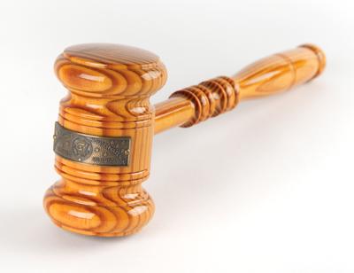 Lot #35 White House 1950 Renovation Wood Gavel - Image 3
