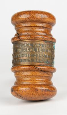Lot #324 USS Constitution 1927 Renovation Wood Gavel - Image 3