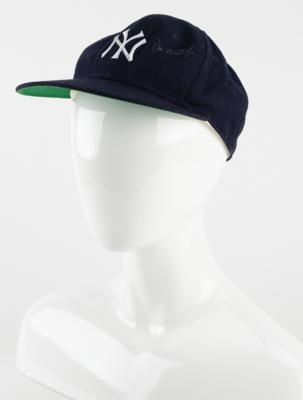 Lot #628 Don Mattingly Signed NY Yankees Cap and Personally-Used Batting Gloves - Image 2