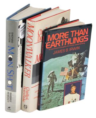 Lot #393 Moonwalkers (3) Signed Books - Image 1