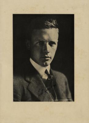 Lot #362 Charles Lindbergh Signed 1927 Dinner Program - Image 1