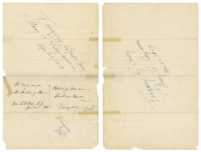 Lot #172 Joseph Cosey: Abraham Lincoln Forged Legal Document - Image 2