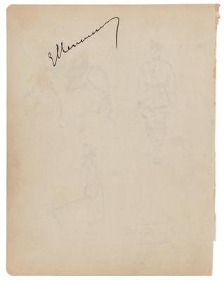 Lot #208 Georges Clemenceau Signature - Image 1