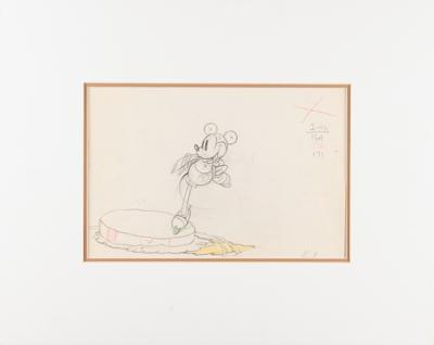 Lot #649 Mickey Mouse production drawing from On Ice Production Drawing - Image 2