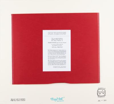 Lot #668 Doc, Sneezy, and Happy production cel from Snow White and the Seven Dwarfs - Image 3